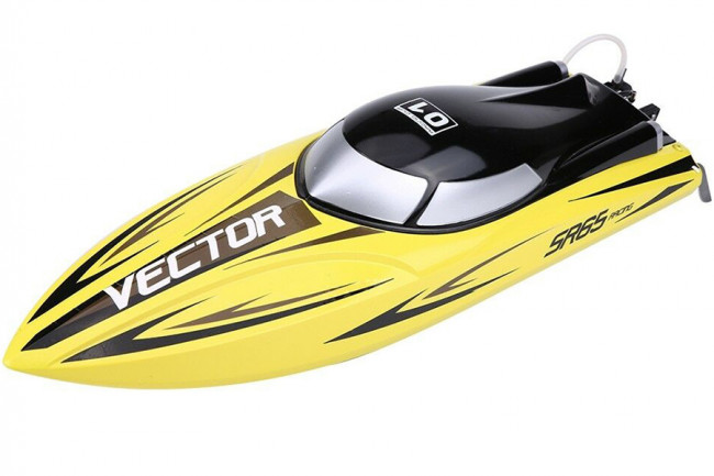 Volantex Racent Vector SR65CM Brushless RC Racing Speed Boat ARTR - Yellow