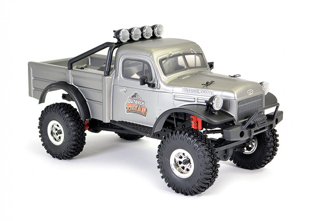 FTX 1:18 Outback Mini X Texan 4x4 RTR RC Rock Crawler Jeep Truck - Grey