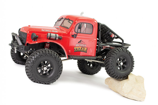 FTX 1:10 Outback Texan 4x4 RC RTR Rock Crawler Truck - Red