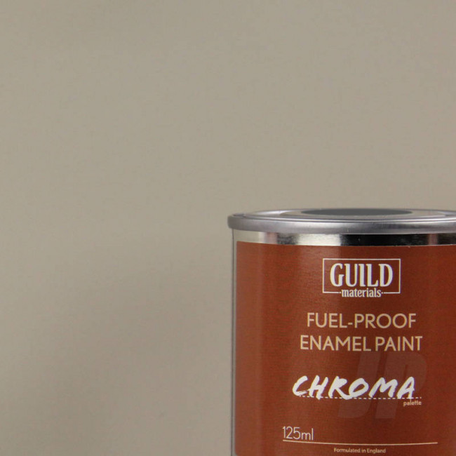 Guild Materials Chroma Enamel Fuelproof Paint Matt Light Grey (125ml Tin) For RC Model Aircraft