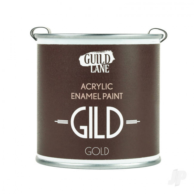 Guild Lane GILD Acrylic Gilding Enamel Paint, Gold (250ml Tin)