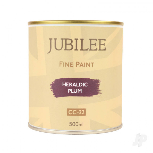 Guild Lane Jubilee All Purpose Acrylic Paint - Heraldic Plum Purple (500ml)