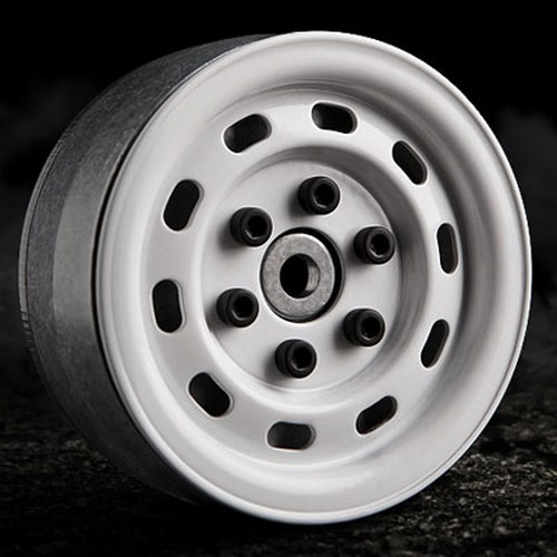GMADE 1.9 Sr02 Beadlock Wheels (Gloss White) (2)
