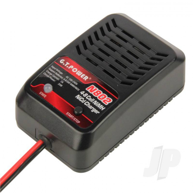 GT Power N802 4 - 8 NiMH / NiCd Battery Charger w/ Deans & Tamiya 