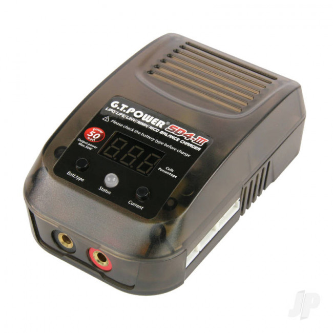 GT Power SD4 III 50W AC 4A Charger (UK) 