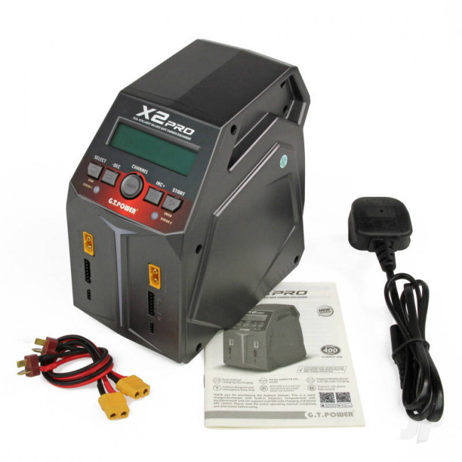 X2 Pro 2x100W (AC) / 2x200W (DC) 12A Intelligent RC Charger / Discharger