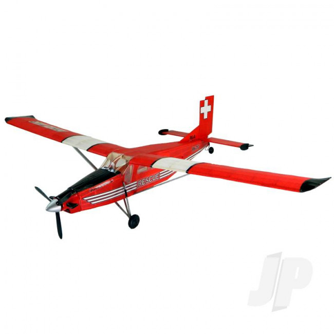 Guillow Pilatus PC6 Porter (Laser Cut) Balsa Model Aircraft Kit
