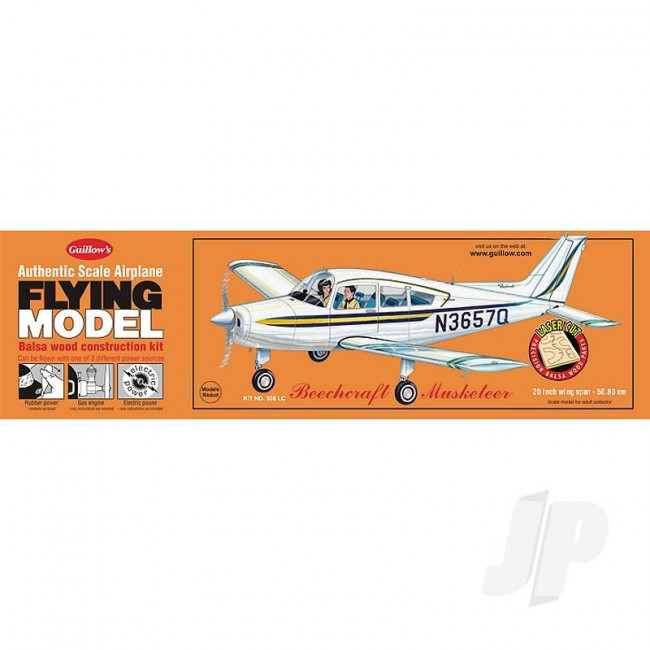Guillow Musketeer (Laser Cut) Balsa Model Aircraft Kit