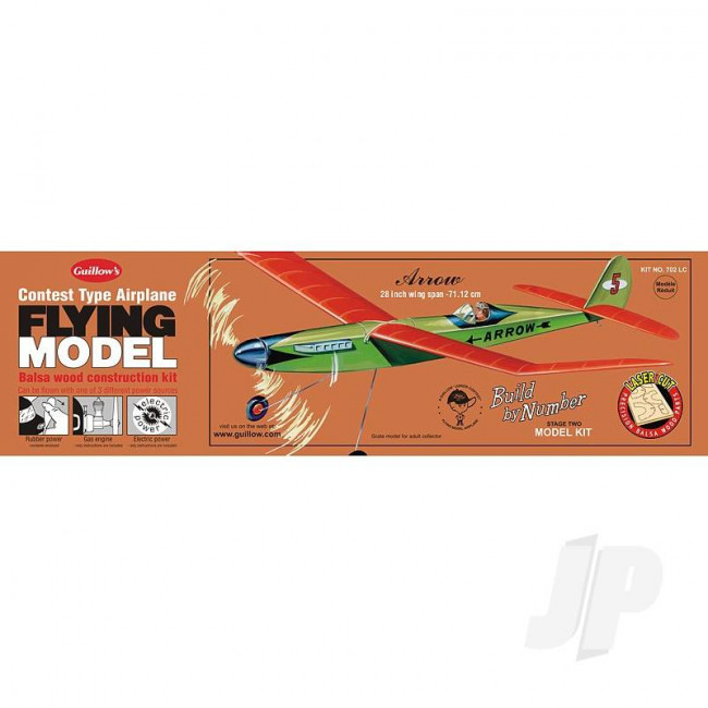 Guillow Arrow (Laser Cut) Balsa Model Aircraft Kit