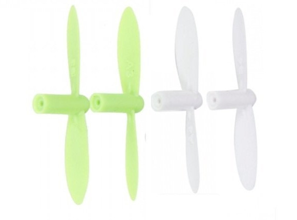 Hubsan Q4 or Twister Neon-X Quadcopter Propellers Rotor Blades Set of 4