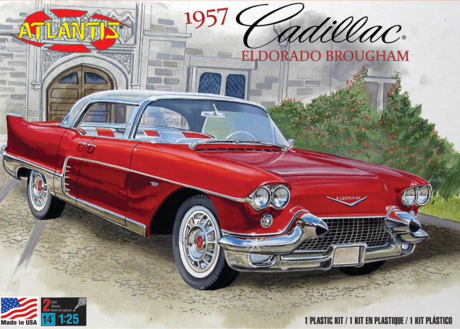 Atlantis Models 1:25 1957 Cadillac Eldorado Brougham Car Plastic Model Kit