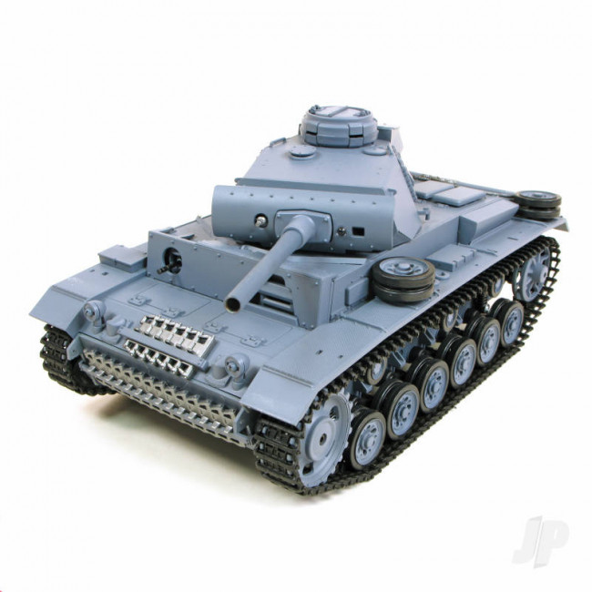 Heng Long 1:16 German Panzer III (2.4GHz + Shooter + Smoke + Sound)