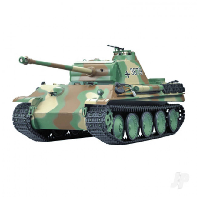 Henglong 1:16 German Panther Type G with Infrared Battle System (2.4GHz + Shooter + Smoke + Sound) 