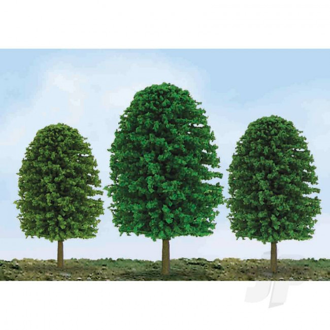 JTT 92033 Scenic-Tree, 1" to 2", Z-Scale, (55 pack) Trees For Scenic Diorama Model Trains