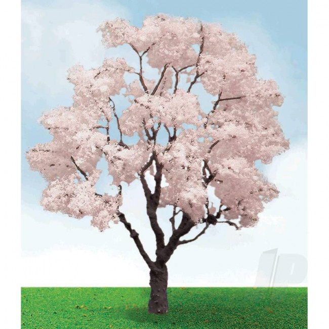JTT 92321 Blossom Cherry Tree, 3" to 3.5", (2 pack) For Scenic Diorama Model Trains