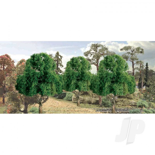 JTT 94297 Deciduous, 1-1/2", (4 pack) Trees For Scenic Diorama Model Trains