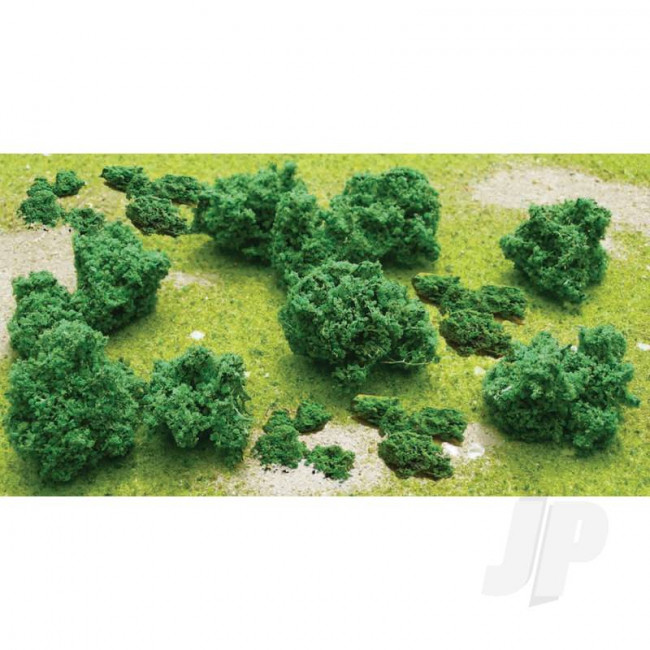 JTT 95062 Foliage Clumps Bushes, 1/2" to 1", (55 pack) For Scenic Diorama Model Trains