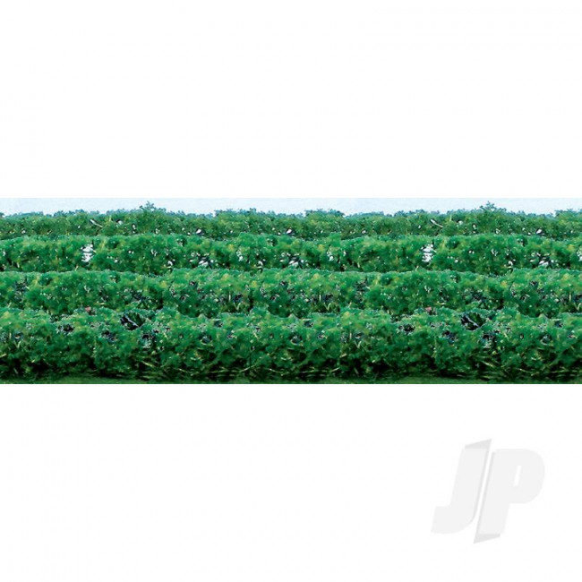 JTT 95515 Flower Hedges, 5"x3/8"x5/8", HO-Scale, (8 pack) For Scenic Diorama Model Trains