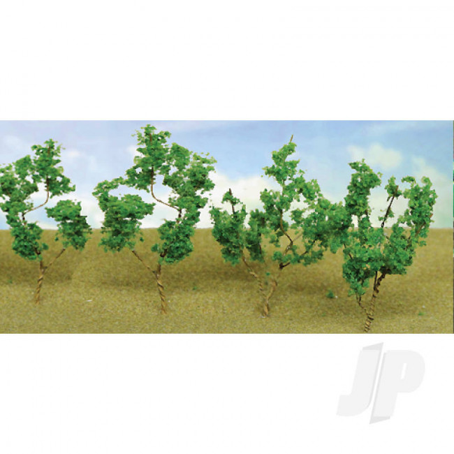 JTT 95518 Light Green Branches, 1.5" to 3", (60 pack) For Scenic Diorama Model Trains