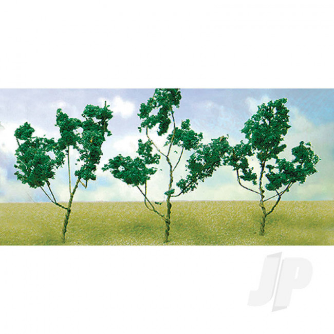 JTT 95519 Medium Green Foliage Branches, 1.5" to 3", (60 pack) For Scenic Diorama Model Trains