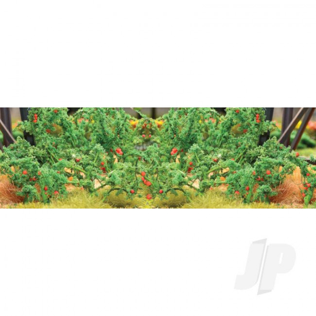 JTT 95525 Tomatoes, 3/4" Tall, HO-Scale, (18 pack) For Scenic Diorama Model Trains