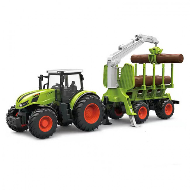 Korody RC 1:24 Tractor & Timber Log Grabber w/ Working lights!