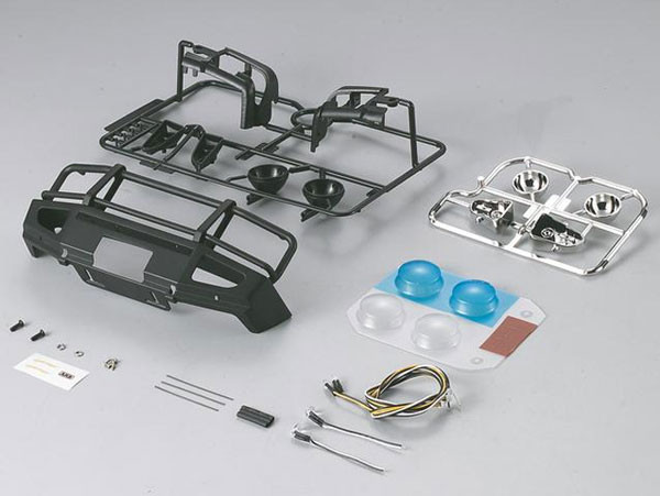 Killerbody RC Car 1/10th Alloy Bumper W/Led Upgrade Sets Matt/Black