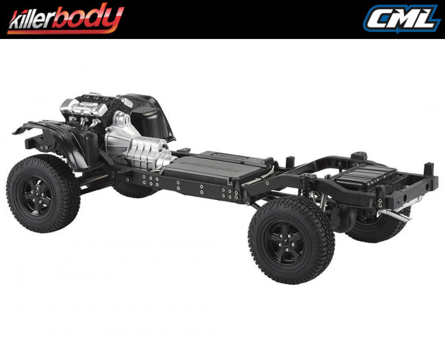 Killerbody 1:10 Mercury RC Crawler Truck Chassis Kit - Fits Jeep Rubicon Body