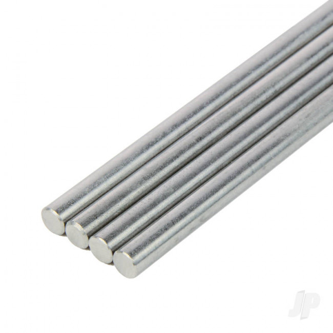 K&S 7140 Round Stainless Steel Rod 1/4" x 36" (4 pcs)