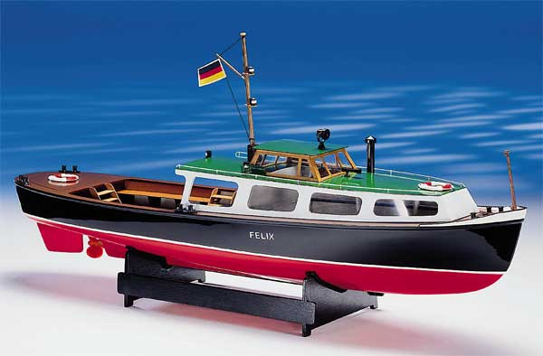 Felix Hamburg Harbour Launch 1:25 Scale Krick Radio Control Model Boat Kit
