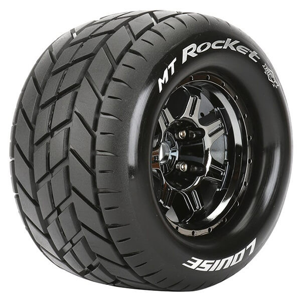 Louise RC MT-Rocket 1/8 Sport 1/2 ET (17mm Hex) Wheels & Tyres (Pair)