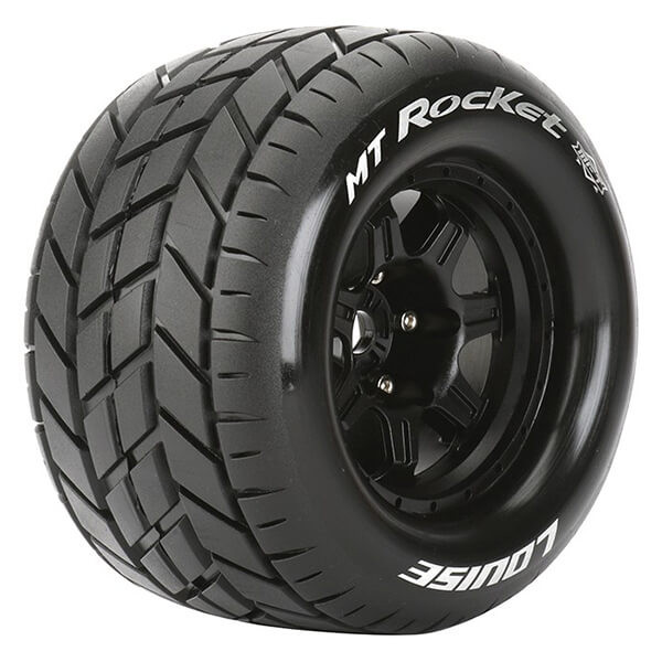 Louise RC MT-Rocket 1/8 Sport 1/2 ET (17mm Hex) E-R Wheels & Tyres (Pair)