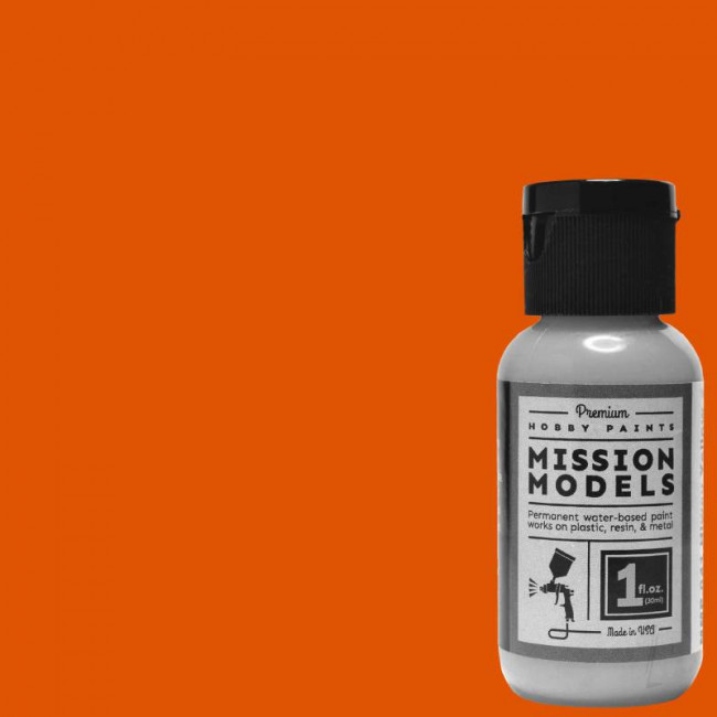 Mission Models Orange (1oz) Acrylic Airbrush Paint