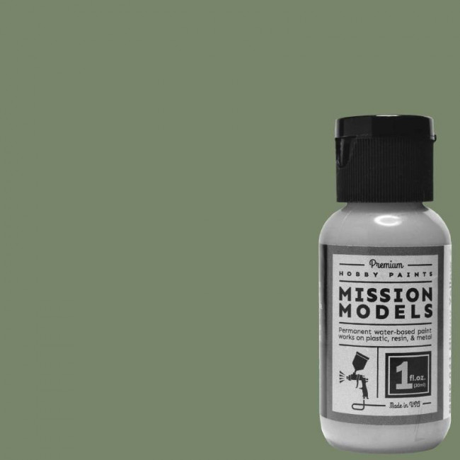 Mission Models J3 Hai-Iro Lt Grey Japanese Zero Grey (1oz) Acrylic Airbrush Paint