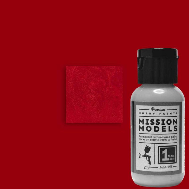 Mission Models Iridescent Cherry Red (1oz) Acrylic Airbrush Paint
