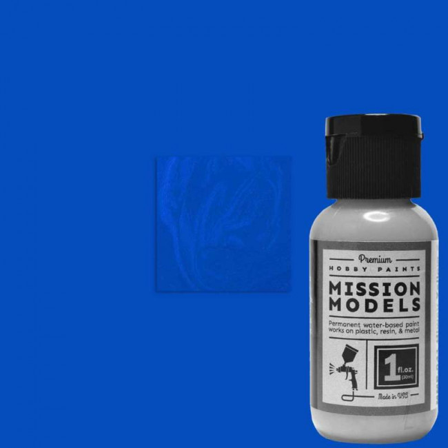 Mission Models Iridescent Blue (1oz) Acrylic Airbrush Paint