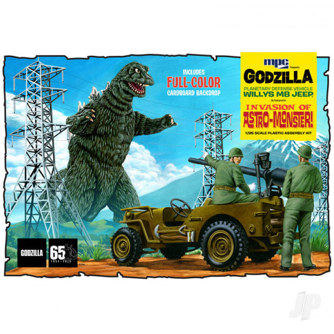 MPC Godzilla Army Jeep Plastic Kit