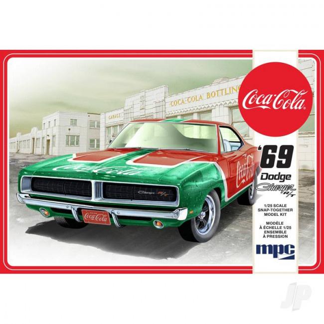 MPC 1969 Dodge Charger RT (Coca Cola) Snap (2T) Plastic Kit