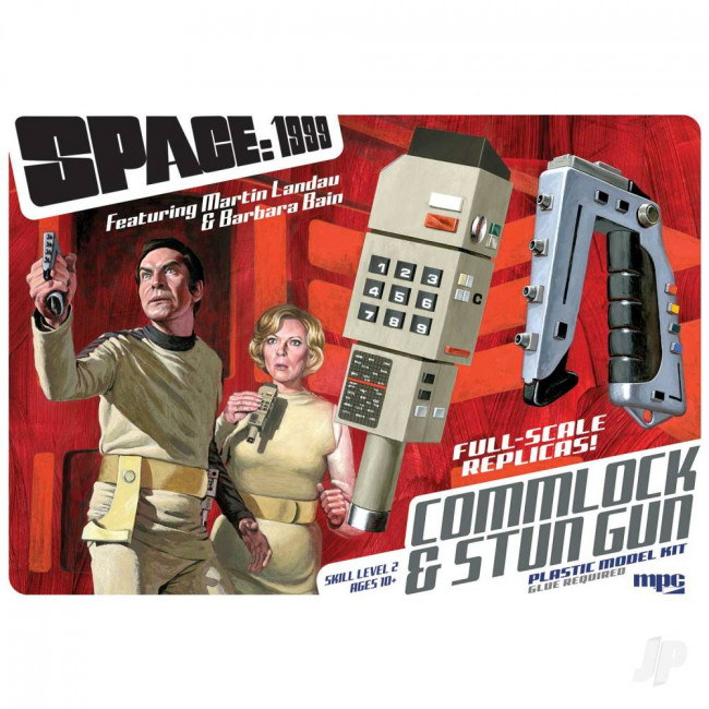 MPC Space: 1999 Stun Gun & Commlock 1:1 Full Size Scale Replica Plastic Model Kit