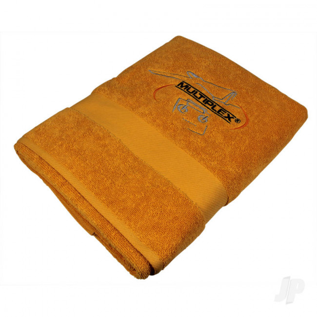Multiplex Bath towel orange with MPX Logo, 70 x 140 cm