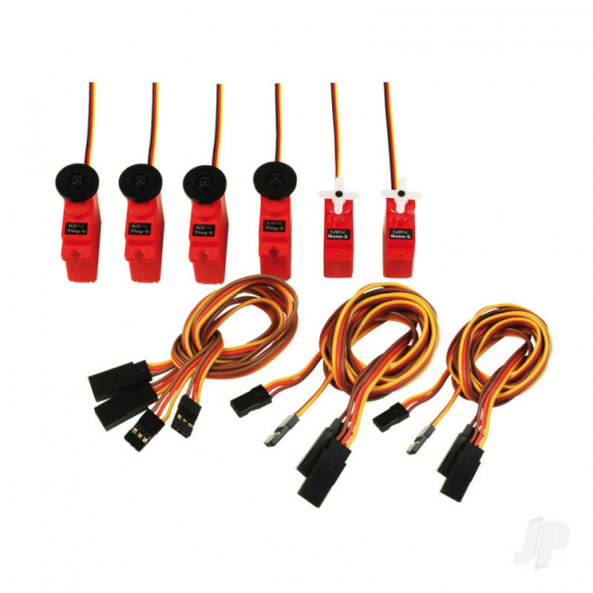 Multiplex Servo Set Heron with extension leads