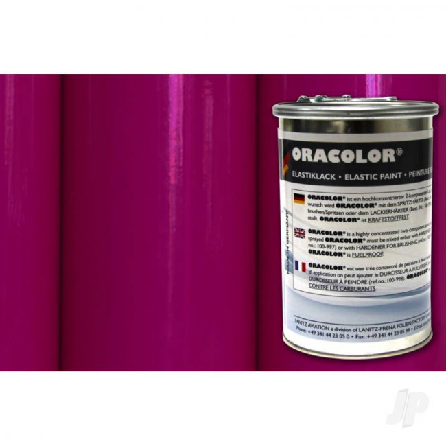 Oracover ORACOLOR 2-K-Elastic Varnish Fluorescent Power Pink (160ml) 