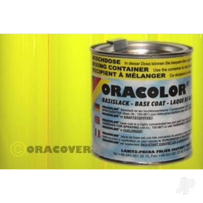 Oracover ORACOLOR 2-K-Elastic Varnish Fluorescent Yellow (160ml) 