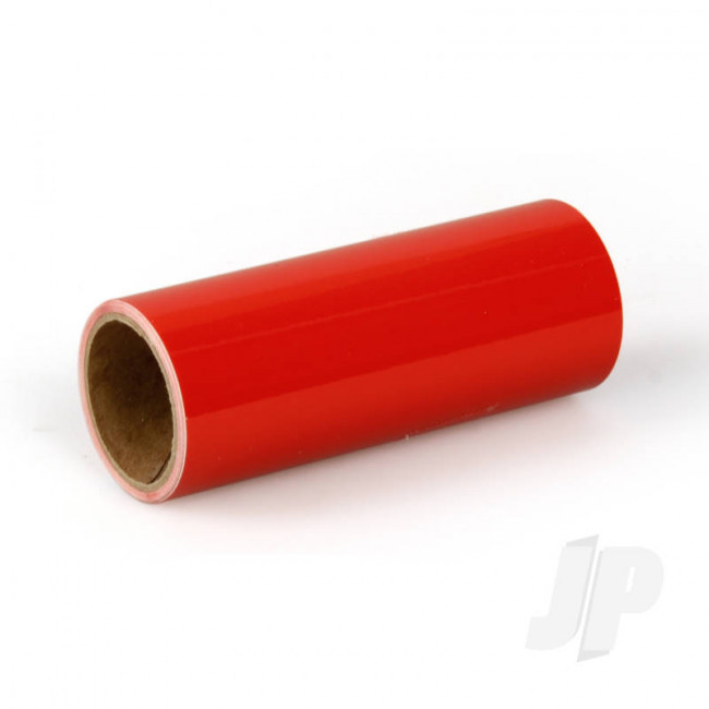 Oracover Oratrim Roll Bright Red (#22) 9.5cmx2m  Self-Adhesive Covering for RC Model Aircraft