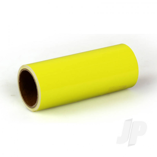 Oracover Oratrim Roll Fluorescent Yellow (#31) 9.5cmx2m  Self-Adhesive Covering for RC Model Aircraft