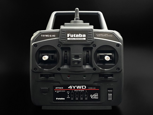 Futaba 4YWD 4-channel Surface Transmitter Radio w/ R214GF-E Rx Receiver