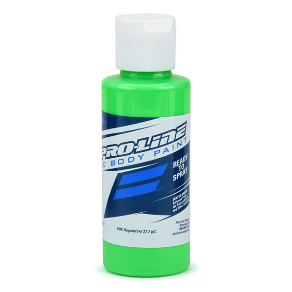 PROLINE RC CAR BODY PAINT - FLUORESCENT GREEN (60ml) For Airbrush