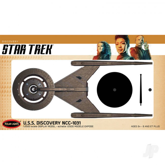 Polar Lights Star Trek Discovery U.S.S. Discovery Prebuilt Display Model 2T Plastic Kit