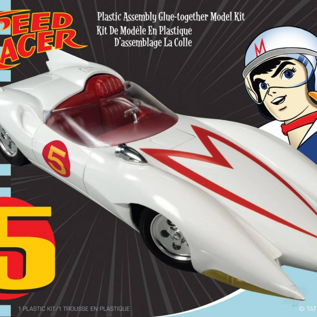 Polar Lights 1:25 Speed Racer Mach V Car Plastic Kit
