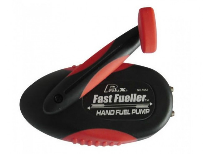 Prolux Fast Fueller Nitro / Gasoline Petrol Hand Fuel Pump - Red